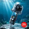 Per DJI Osmo Pocket 4P PULUZ Custodia Impermeabile Subacquea 50m Copertura per Immersioni (Trasparente)