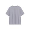 Li-Ning Sports Life Series Basketball Print Round Neck Short Sleeve T-Shirt Men Tops Gray AHST595-4