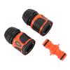 3 Pièces Connecteur de Tuyau à Connexion Rapide Adaptateur de Tuyau d'Eau Accessoires de Jardinage Tuyau 1/2 pour Jardinage Domestique