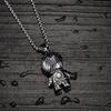 Trendy Cartoon Human Robot Character Titanium Steel Men's Necklace Japanese and Korean Jewelry