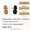 Black & White Kraft Paper Necklace Packaging Card with Elastic Band