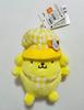 Sanrio Pom Purin Mascot Plush Keychain Gingham Cap Tag Included