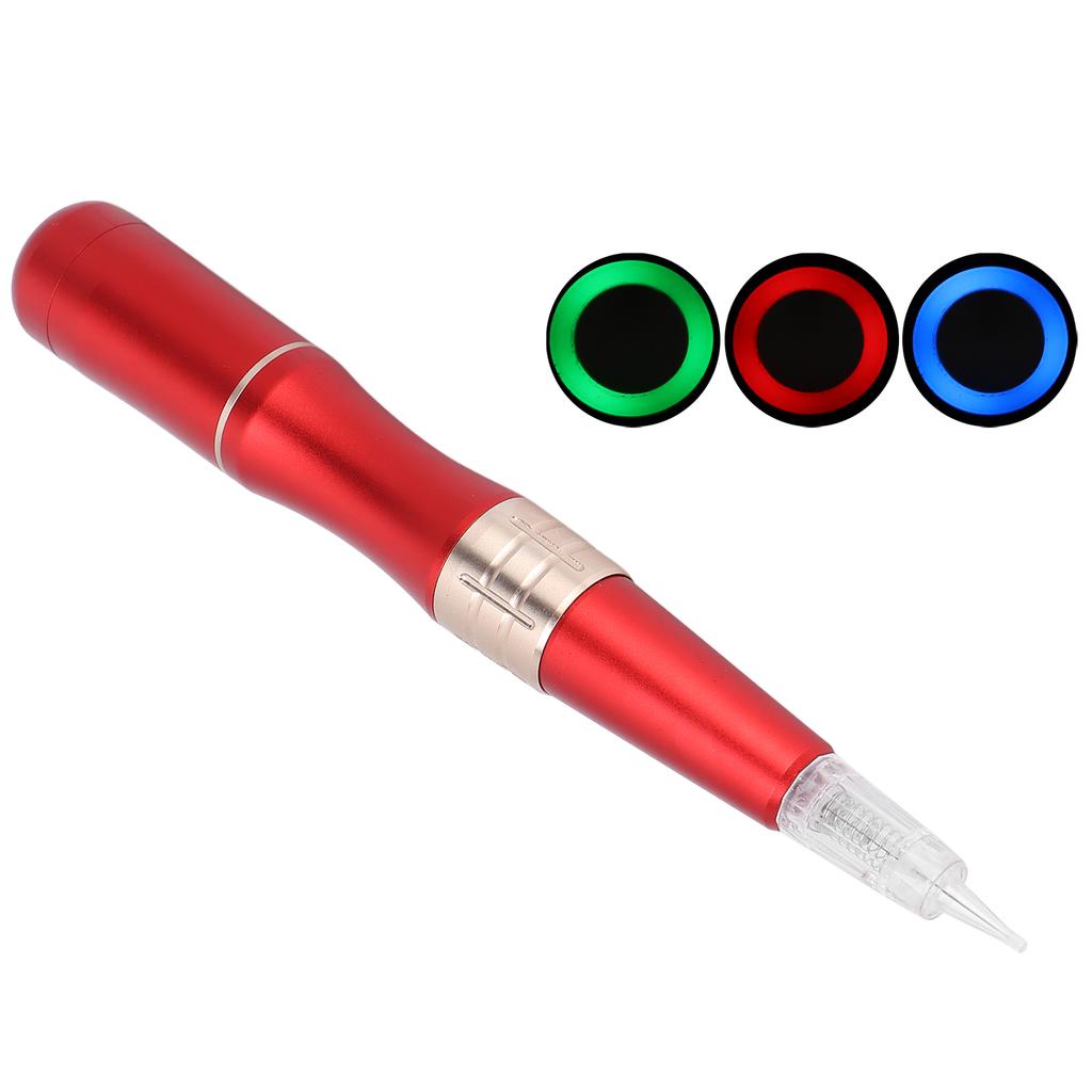 SemiPermanent Makeup Tattoo Machine Wireless Eyebrow Tattoo Pen Eyeliner Lip Tattoo Device  (Red )