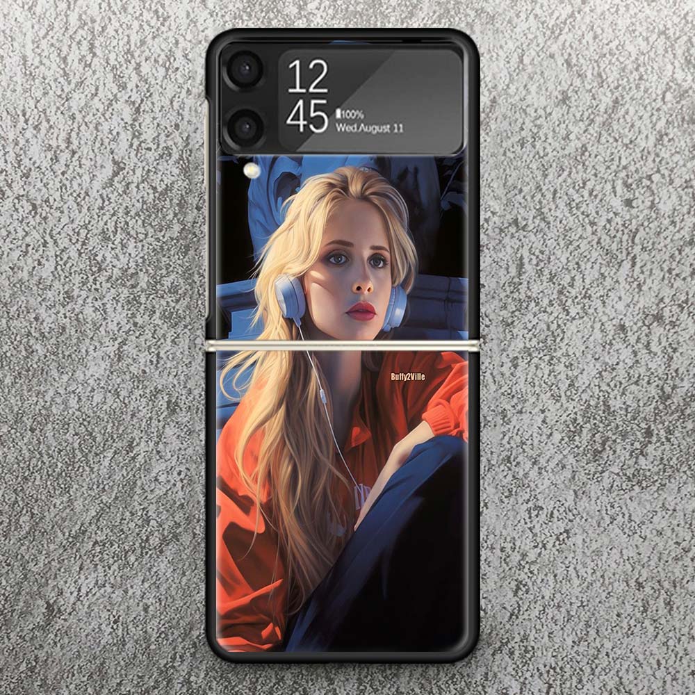 Buffy the Vampire Slayer Zflip7 Zflip6 Zflip5 Phone Case For Samsung Z Flip 7 6 4 5 3 Flip4 Flip5 Flip6 5G Cover Shell Fundas