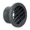 Warm Air Vent Outlet Black 75mm Heater Ducting Automotive Accessories Easy To Install Round