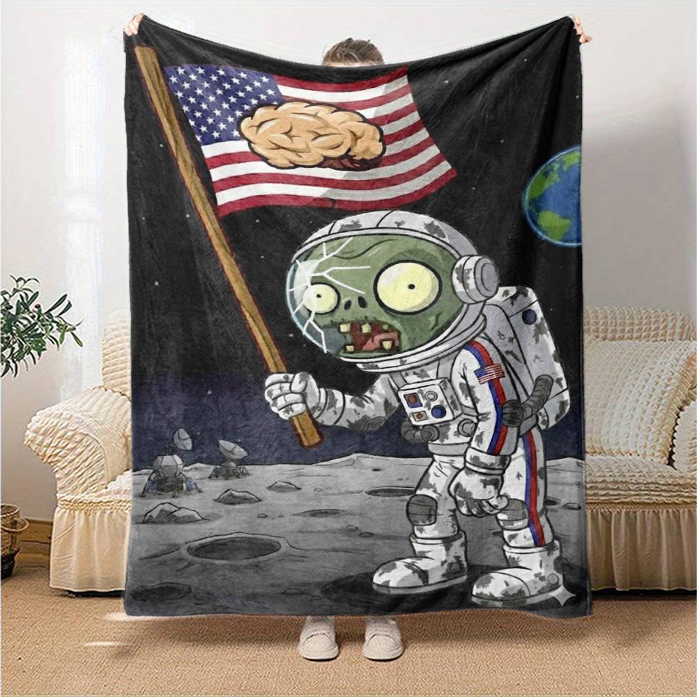 Plants Vs. Zombies Blanket Durable Comfort Perfect for Bedding Bed Chair for All Seasons Warmthful Decor Unique Gift for Family and Friends Camping