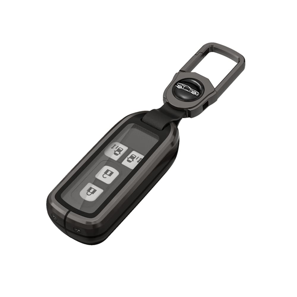 

[MDee] Чехол для смарт-ключа NBOX, Чехол для ключа в сборе Honda, Металлический + ТПУ чехол для ключа, чёрный