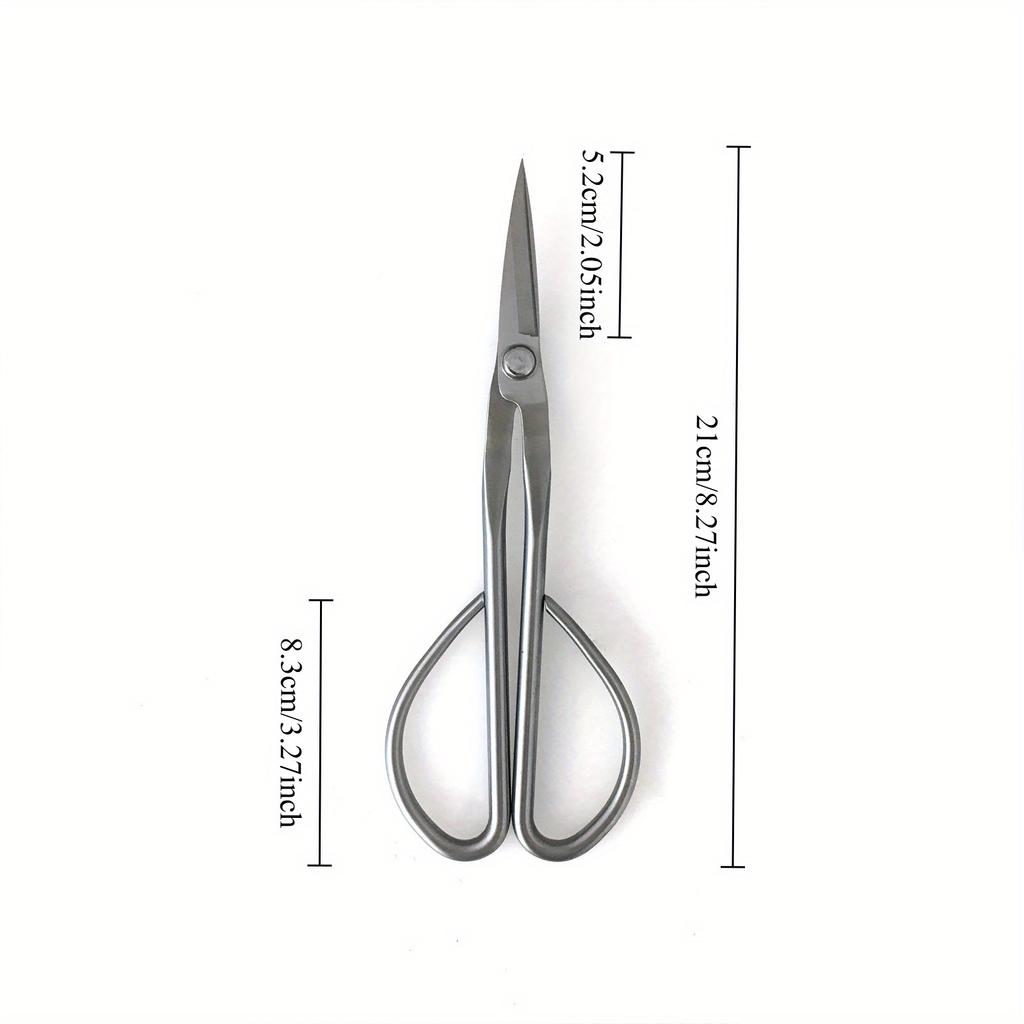 8.27 Inch Tender Leaf Bud Prunning Scissors Flower Art All-steel Integrated Pruning Potted Plants Gardening Horticulture Shear