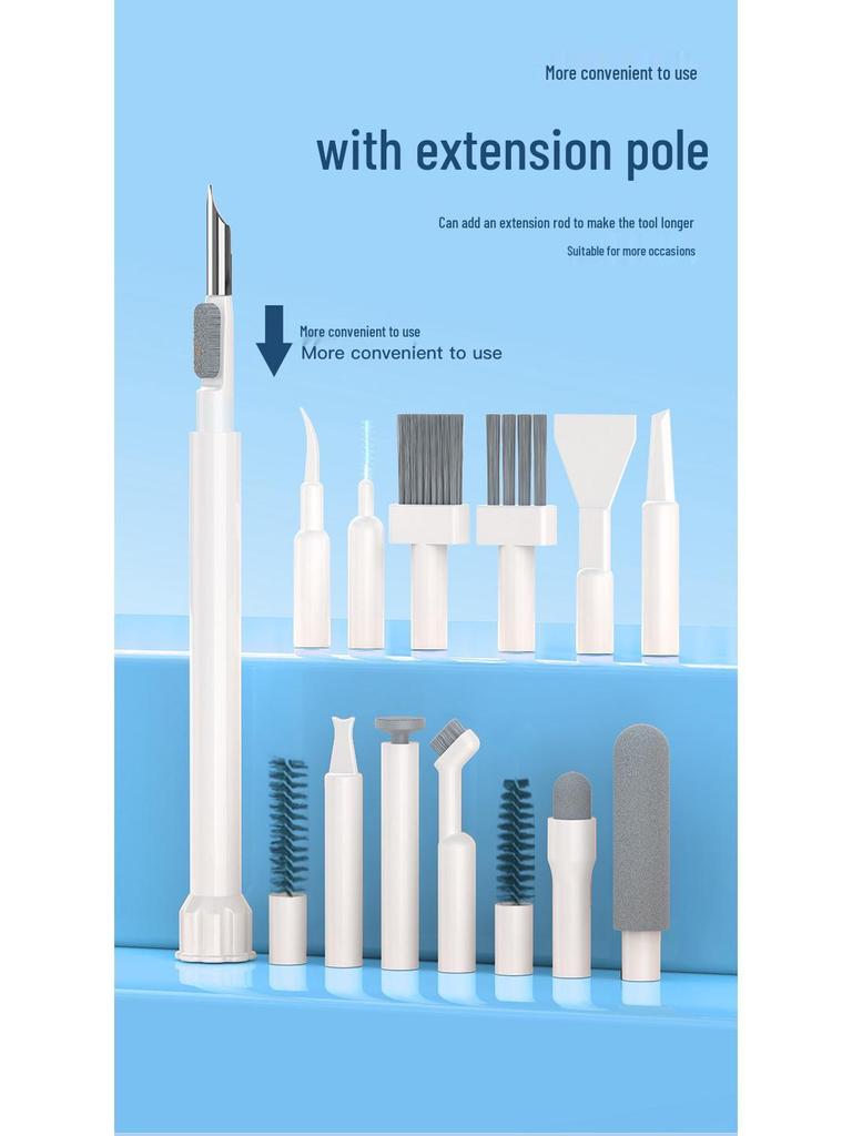 Multifunctional Cleaning Kit: Keyboard Brush, Phone Screen Dust Remover, Earphone Cleaning Pen