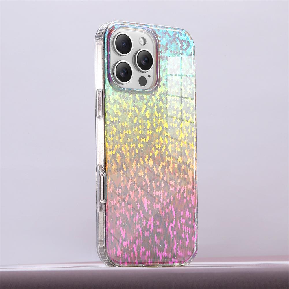 Applicable to Apple 17 mobile phone case matte skin sense magnetic case iphone13 color plating advanced sense protective case 16e