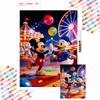 Mickey Donald Funfair Diamond Painting Kit 5D DIY Diamond Art Home Bedroom Wall Decor