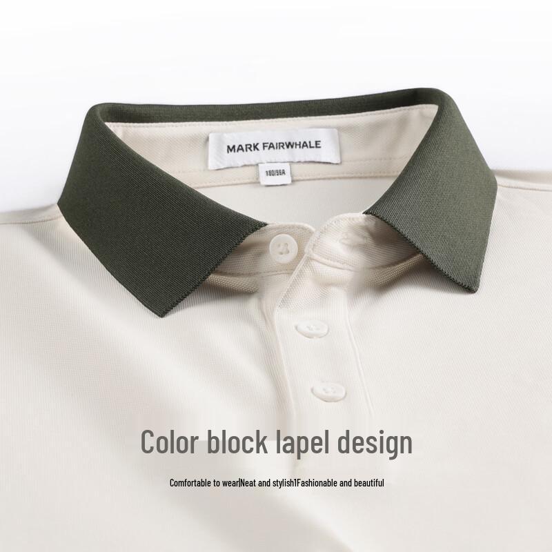 Mark Fairwhale Men's Printed Lapel Polo T-shirt
