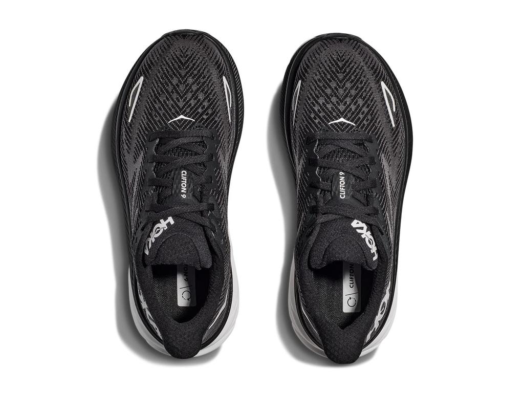 HOKA ONE ONE CLIFTON 9 BLACK/WHITE 22.0CM