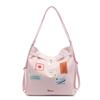 Vintage Casual Backpack Women'S Spring Fashion College Style Student Bag Commuter Oblique Straddle Women'S Tote Bag