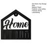 Key Storage Rack with 5 Hooks Strong Load-bearing Rust Resistant Wall Mount Key Organizer Hanger Decorative Key Holder