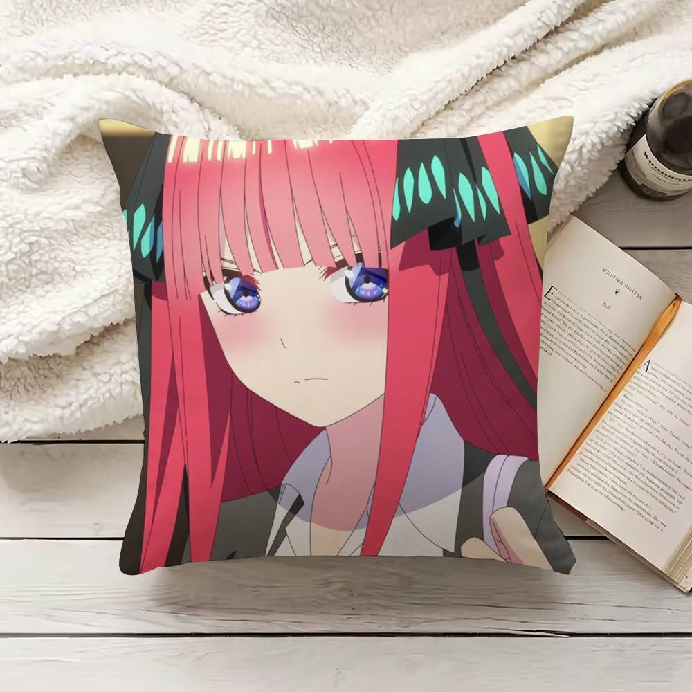 NNino NNakano Anime Pillow Cover Sofa Cushion Cover Home Room Decoration Children Gift