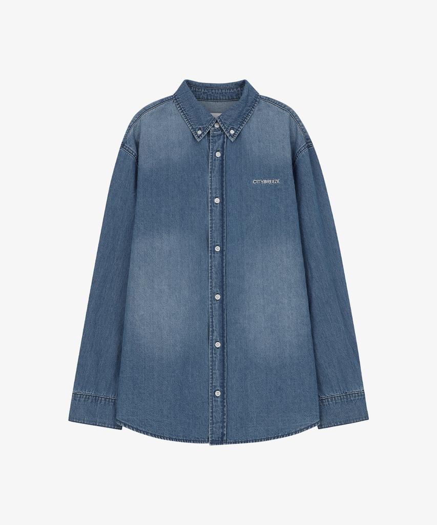 CITYBREEZE Washed Denim Shirt_Indigo
