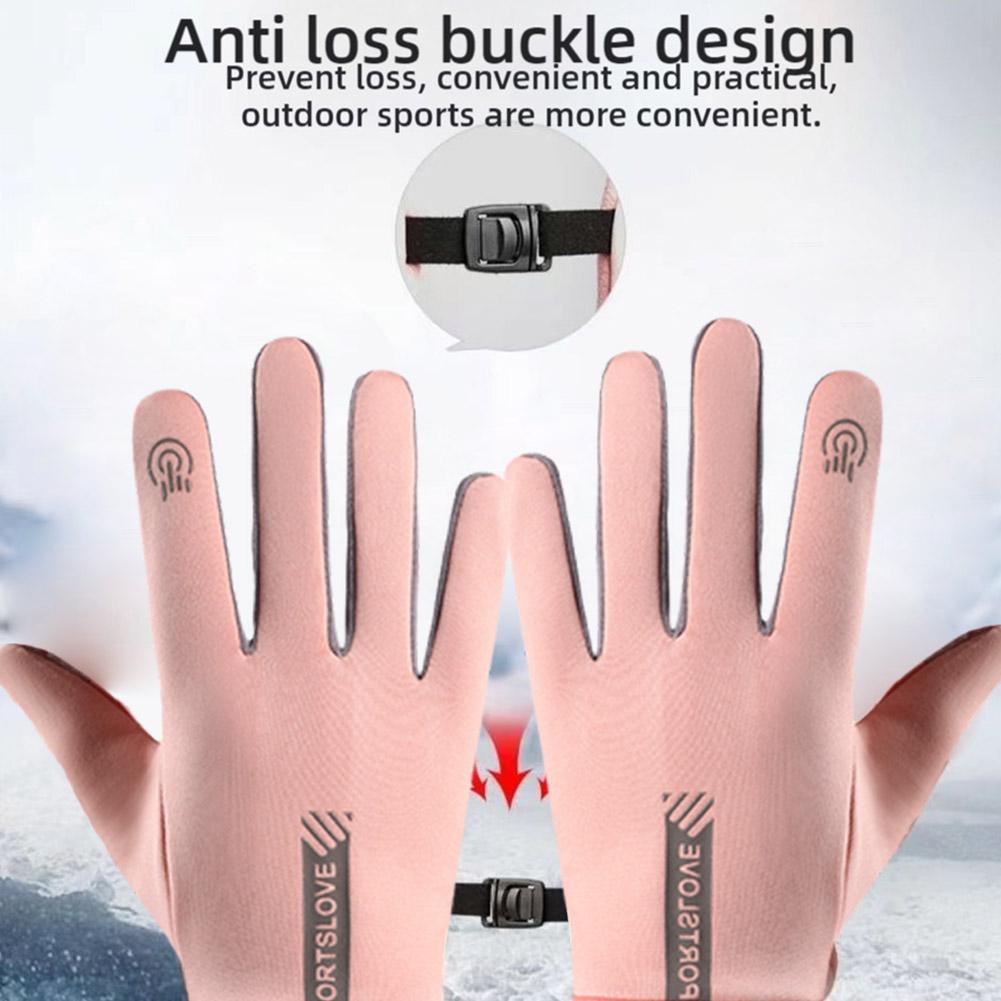 Mănuși de alergare pentru sporturi în aer liber de iarnă cu ecran tactil cald pentru sală de gimnastică mănuși cu degete complete pentru bărbați, femei, mănuși magice tricotate