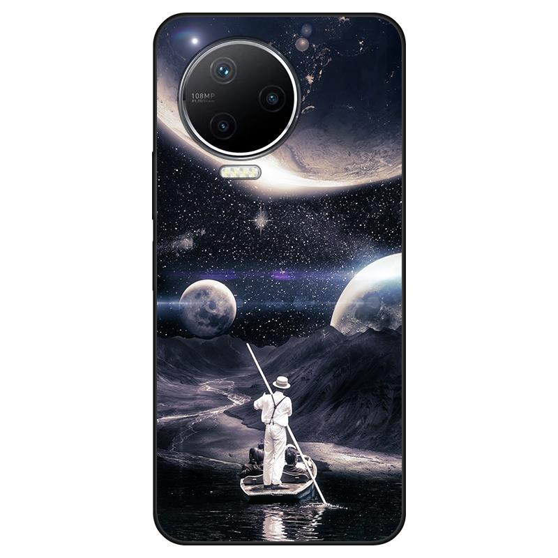 Dla infinix Note 12 Pro 4G X676B etui z miękkiego silikonu tylna okładka Cartoon etui na telefon moda