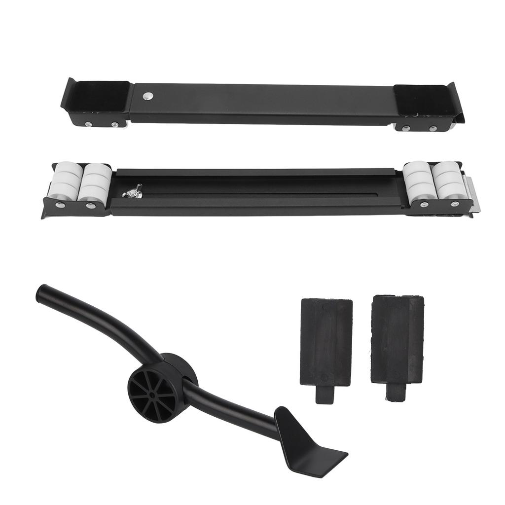 Universal Appliances Pulley Bracket 300KG Load Bearing Retractable Moving Rollers Base with Pry Bar for Washing Machine