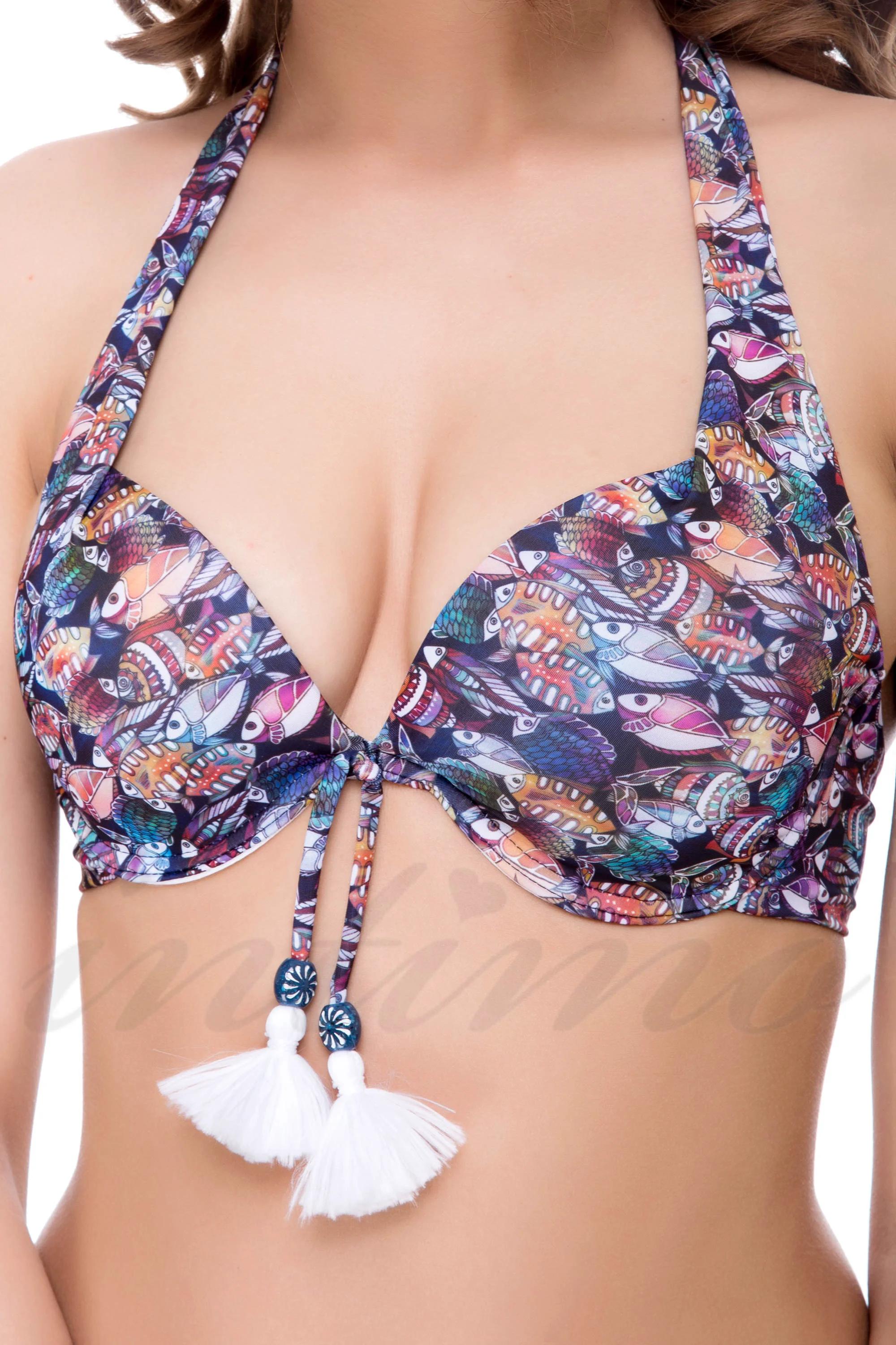 

Купальник Push Up, плавки слип Lida (52062) 42B/S різнокольорові кольору