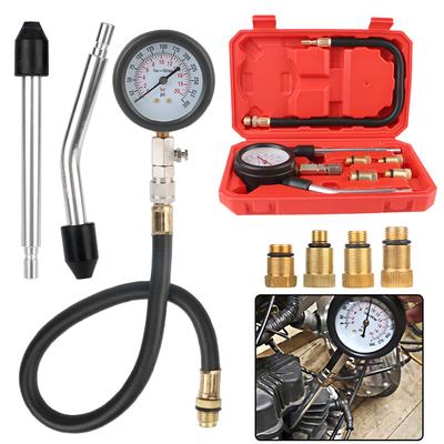 Automotive Zylinder Tester Kit 0-300 PSI Professionelle Benzin Motor Kompression Meter Druck Gauge