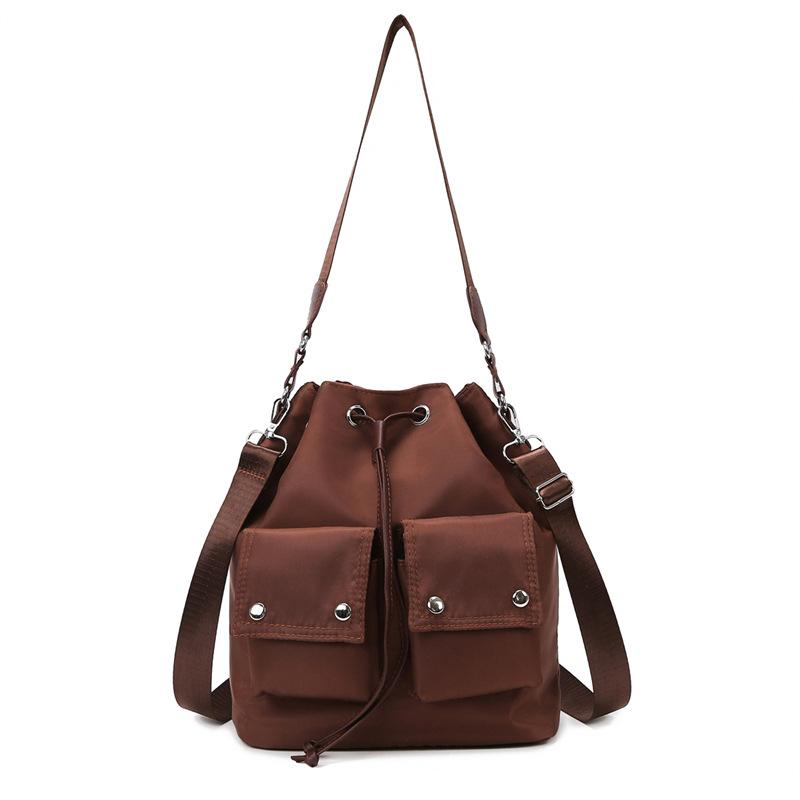 Single-shoulder Bag, Large Capacity, Simple Handbag, Stylish and Casual Women's Bag, Drawstring Single-shoulder Crossbody Bag