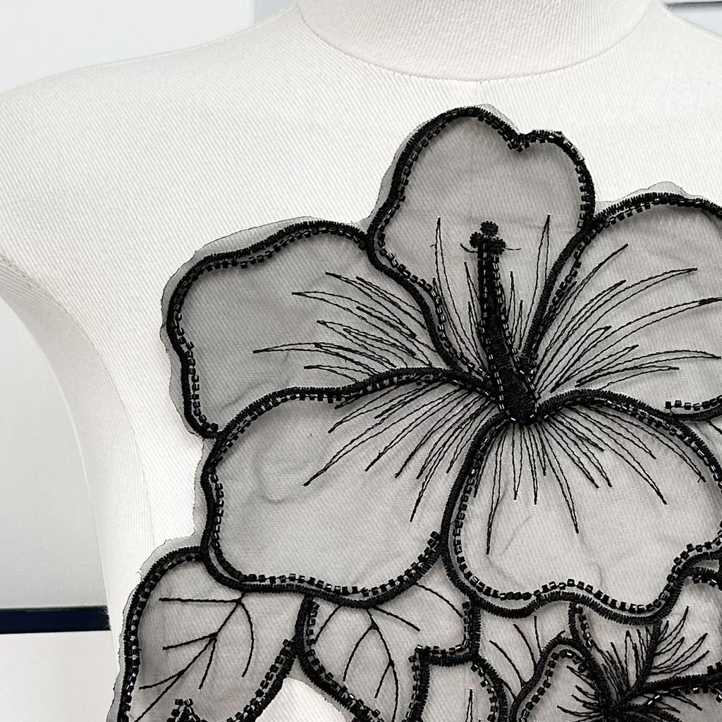 Oversized Flower Patches Applique Diy Crafts for Jeans Hat Bag Scarf Curtain Clothes Accessories Badges Sew On