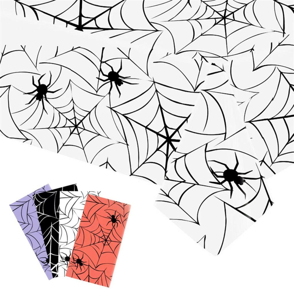 Halloween Dekorationen Horror-Themen PEVA Ölbeständige Tischdecke für Tischhintergrund Kaminabdeckung Heimpartys Deko Requisite