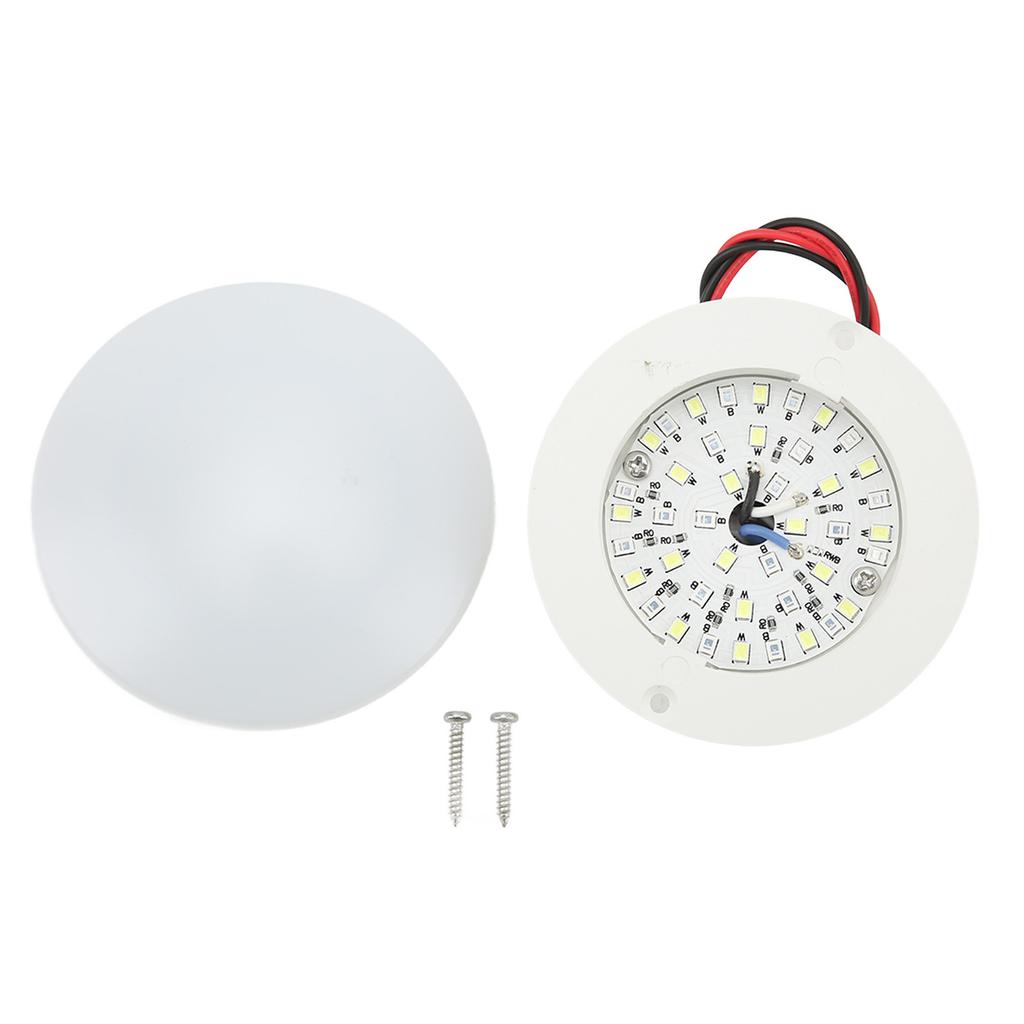 LED Interior Reading Light 12V LED Dome Light Universal Fit for RV Caravan Yacht Boat Cabin White