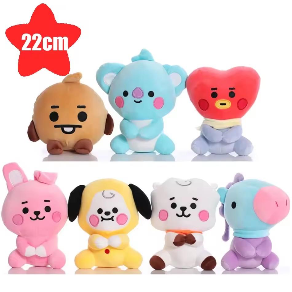 sold B-T-21 Plush Toy Tata Koay Shooky Mang Cooky Cartoon Animal Backpack Key Mobile Phone Pendant Office Toys Friend Gift