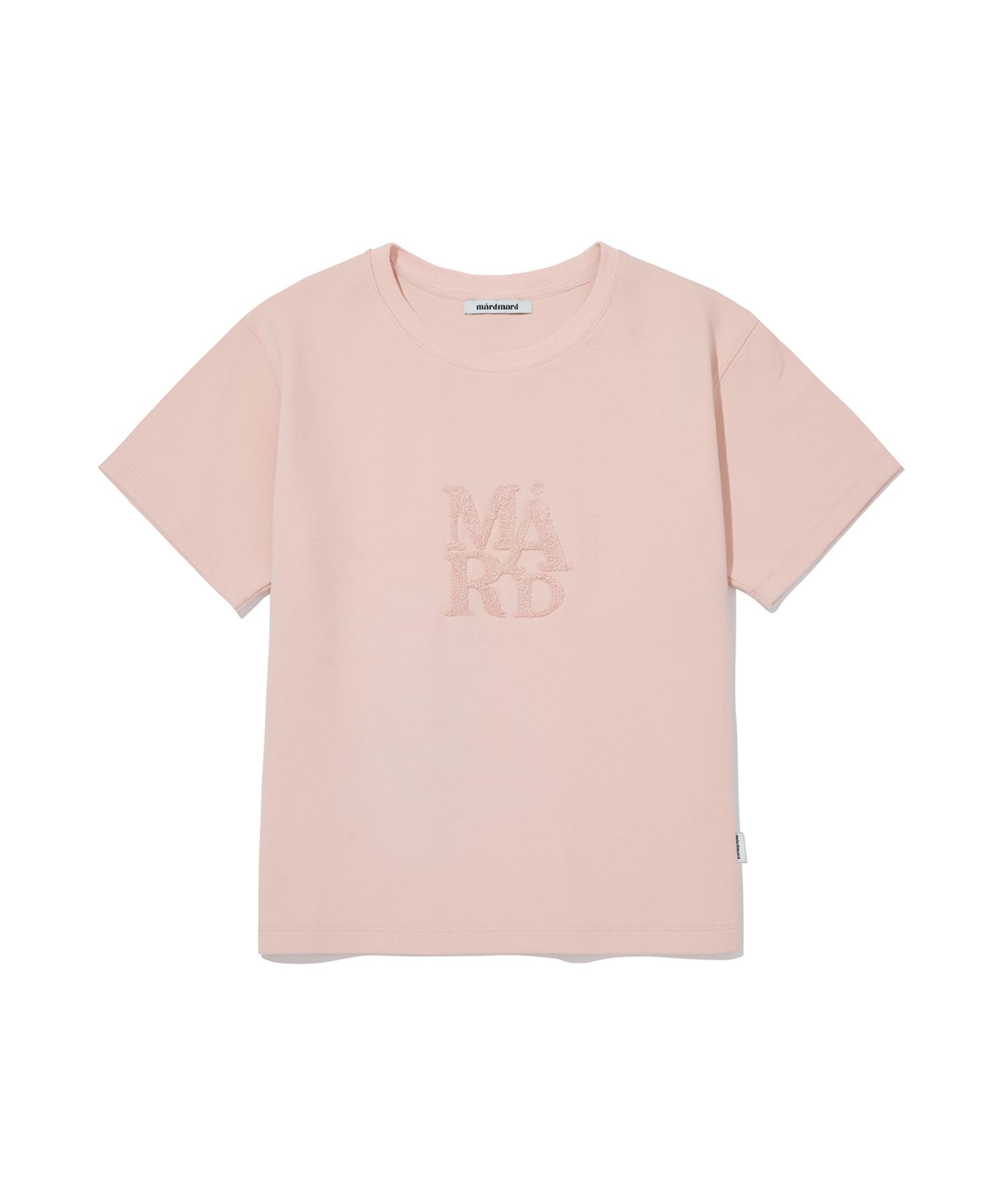 Mad Mad Classic Logo Crop T-Shirt - Pink Pink/F