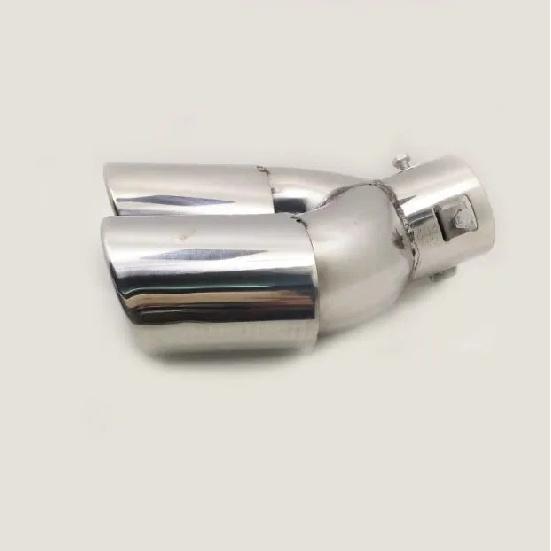 For Subaru XV 2018 Car Body Cover Muffler Exterior End Pipe Outlet Dedicate Stainless Steel Exhaust Tip Tail