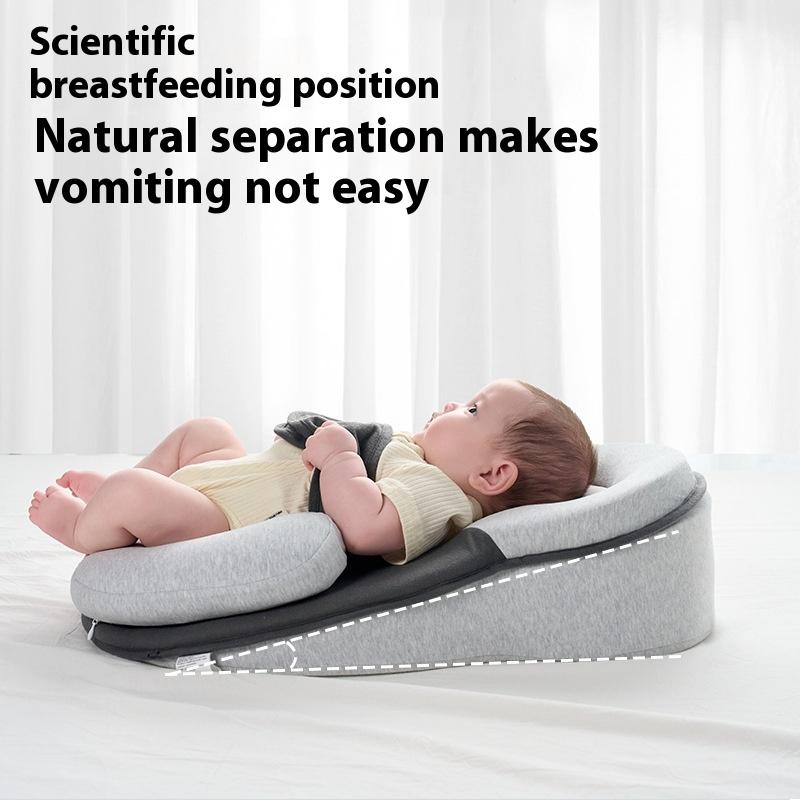 Anti-spill Choking Pillow, Newborn Pillow, Baby Feeding, Breastfeeding Pillow, Lying Down, Feeding Baby, Anti-spitting Slope Pad