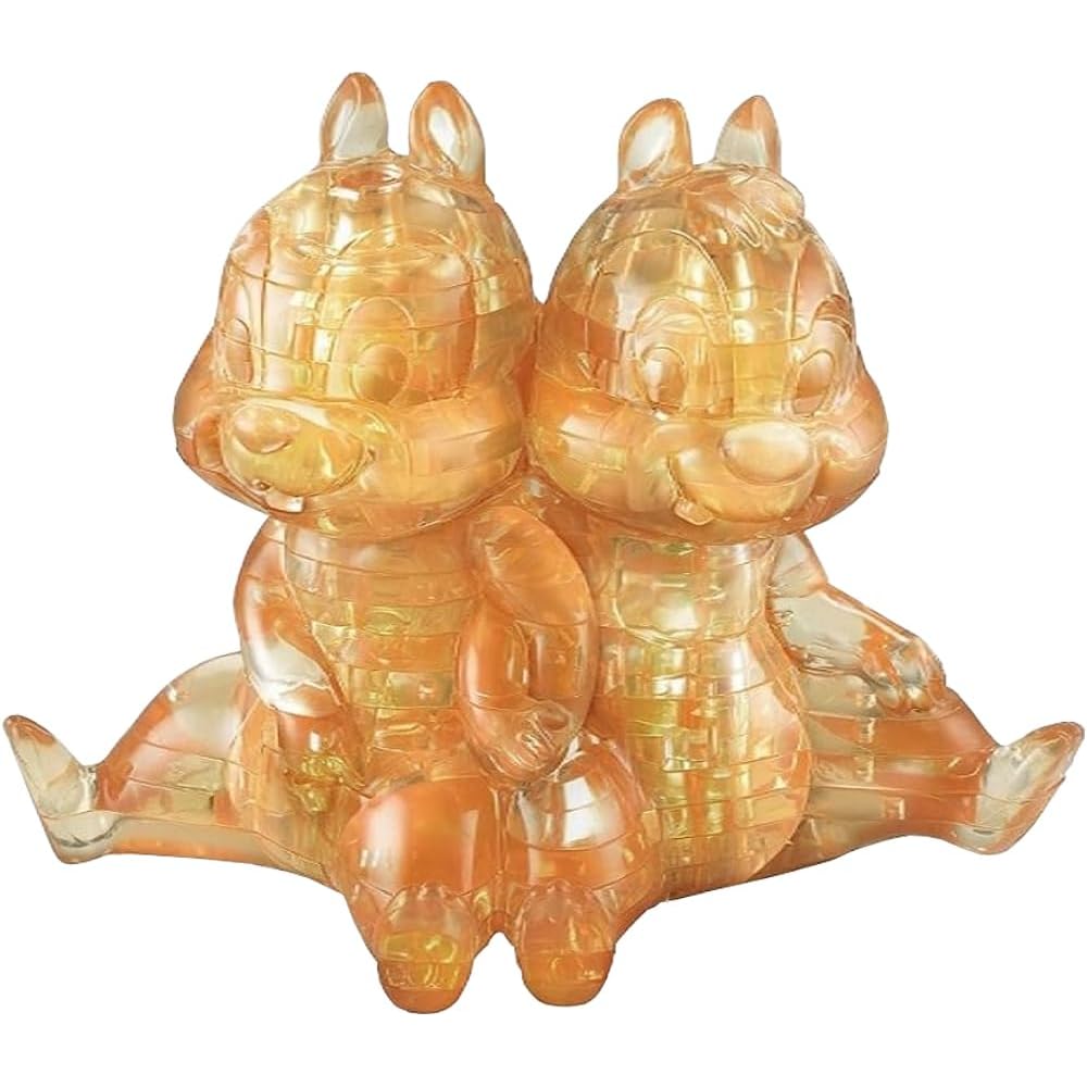 

Hanayama Crystal Gallery Disney Chip and Dale 3D Jigsaw Puzzle Clear Figure Home Decor Age 7+