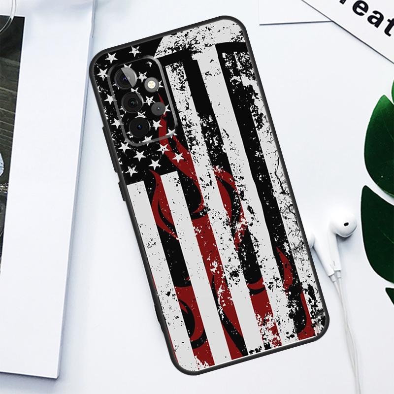 Firefighter Fire Fireman For Samsung Galaxy A55 A54 A35 A15 A34 A14 A53 A33 A13 A05 A06 A16 A22 A32 A52 Phone Case