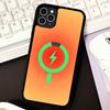 INS Colored Halo Minimalist Style Phone Case Magesafe Magnetic Wireless Charge Case For IPhone 16 11 12 13 14 15 Pro
