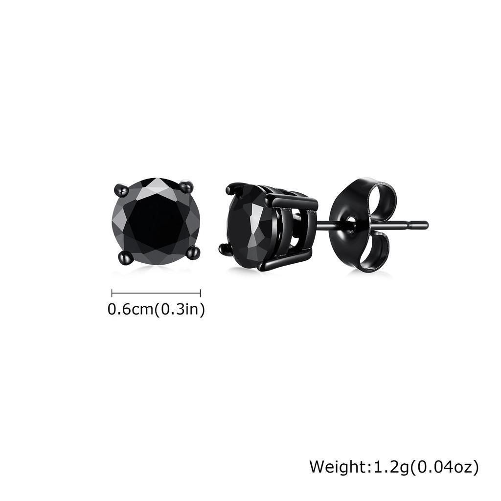 Multi Style Fashion Stainless Steel Hoop Earrings, Vintage Sword Star Geometric Pendant Men's Earrings, Hip Hop Piercing Jewelry