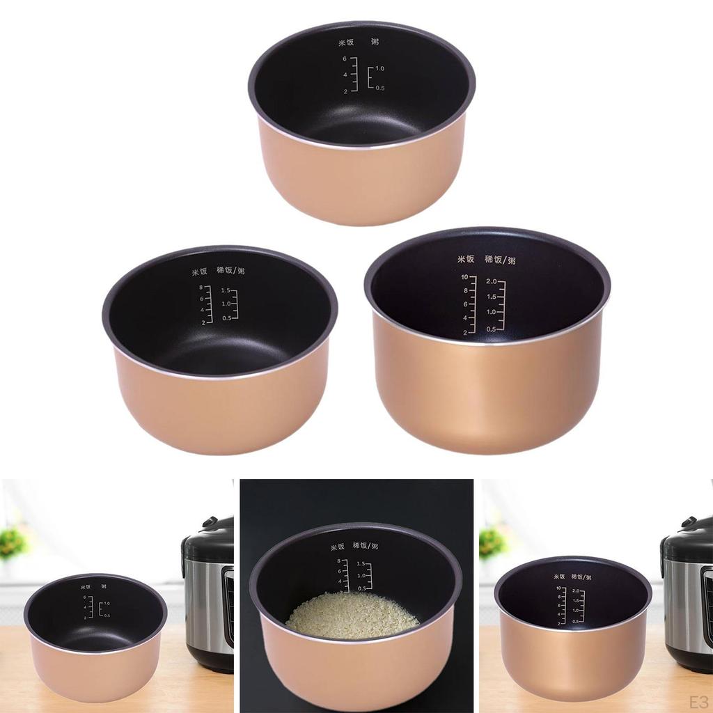 Domácí rýžovar Vnitřní nádoba Přenosné kuchyňské pomůcky Nepřilnavý hrnec na vaření