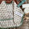 Gelato Waterproof Bib 3-piece Set As a Gift for the 100th Day of Birth, Korean Baby Products
