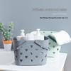 Handheld Heart-Shaped Plastic Laundry Basket for Student Dorms
