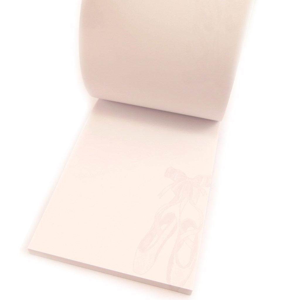 Les Trésors De Lily [L3982] - Bloc notes 'Ballerines' blanc rose