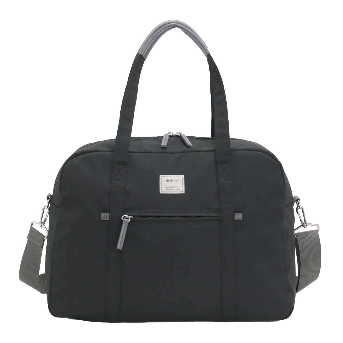 

2WAY Boston Bag motte GHM0558 BK [Anello Grande]