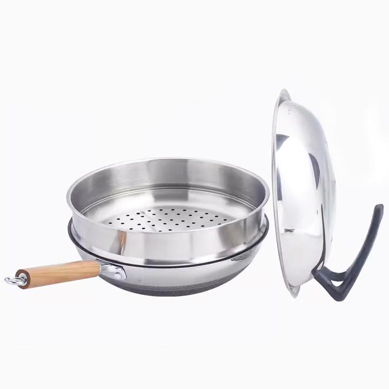 

Zhuchuang Jingpin 34cm Maifan Stone Non-Stick Wok