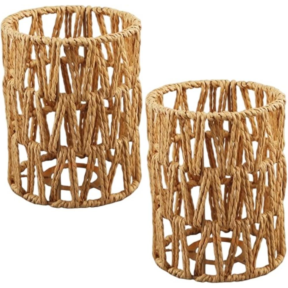 Rattan Pendant Lights 1-Lights Rattan Light Fixture Ceiling Hanging Farmhouse Chandeliers Boho Lighting Hand Woven Wicker Shades