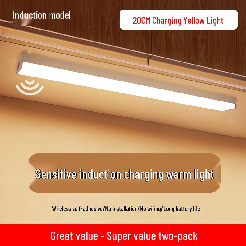 Smart Wireless Motion Sensor LED Night Light Strip for Home, Hallway, and Wardrobe