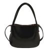 Simple portable bucket bag spring new fashion trend niche solid color shoulder messenger bag