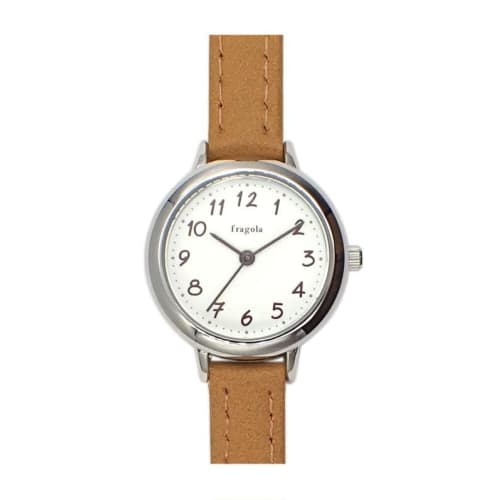 

Fragola Women s Watch, Sweatproof Strap, 10 ATM Water Resistant, Model H00921S-1, SV/CA, Brown