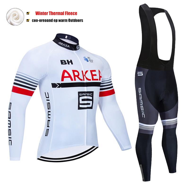 MTB Bike Clothes Maillot Ropa Ciclismo Invierno Bicycle Thermal Fleece Cycling Clothing 2026 Winter Warm Cycling Clothing Set