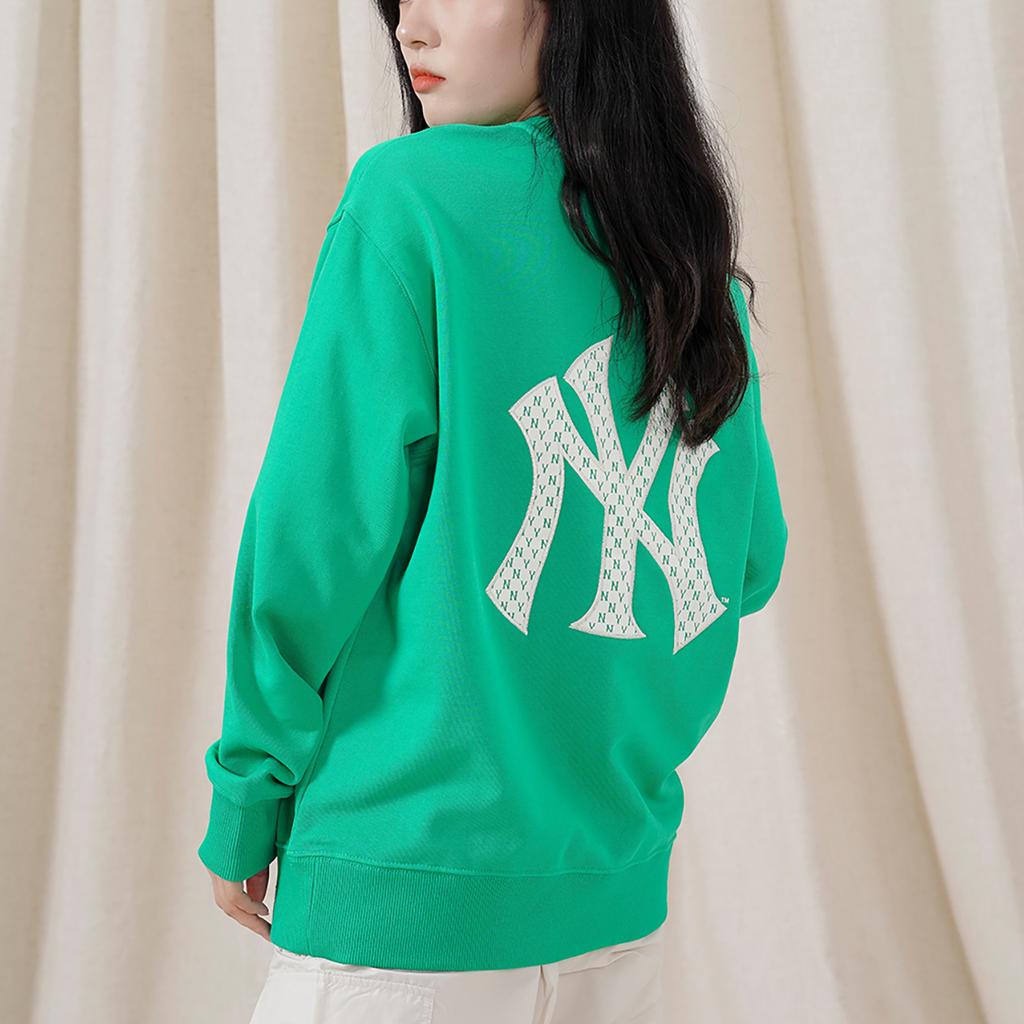 New MLB Sweatshirts Unisex Green 3AMTM0124-50GNS